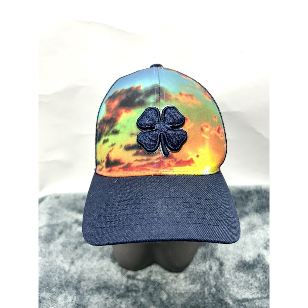 Black Clover Skyline Sunset Adjustable Ball Cap Hat(Y1)(C3)